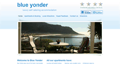 Desktop Screenshot of blueyondercape.co.za