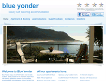Tablet Screenshot of blueyondercape.co.za